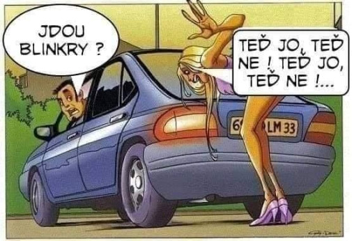 Stírače stíraj...trouba troubí..